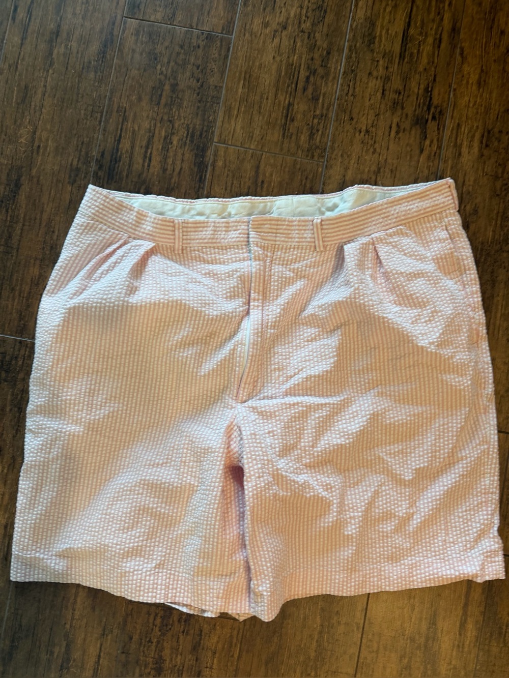 Ben Silver Seersucker Shorts size 38